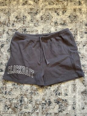 Clickbait David Dobrik Gray Shorts Large